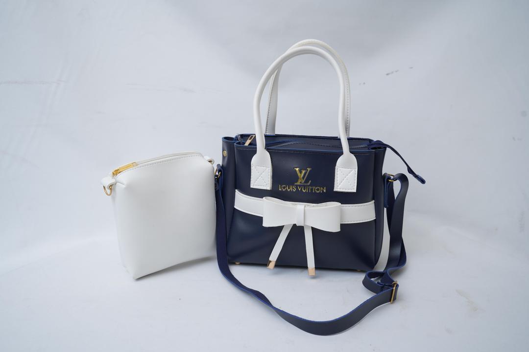 Women's PU Leather Plain Hand Bag Set - Louis Vuitton