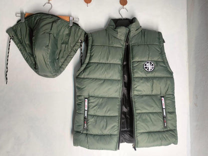 1 Pc Men's Parachute Plain Puffer Jacket