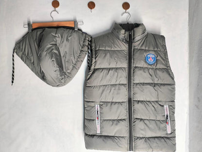 1 Pc Men's Parachute Plain Puffer Jacket - Paris Saint Germain