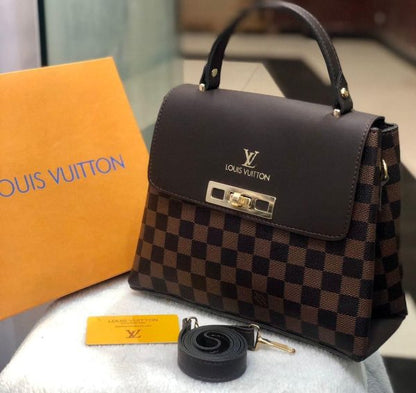 Louis Vuitton Bag With Metal Lock On Flap