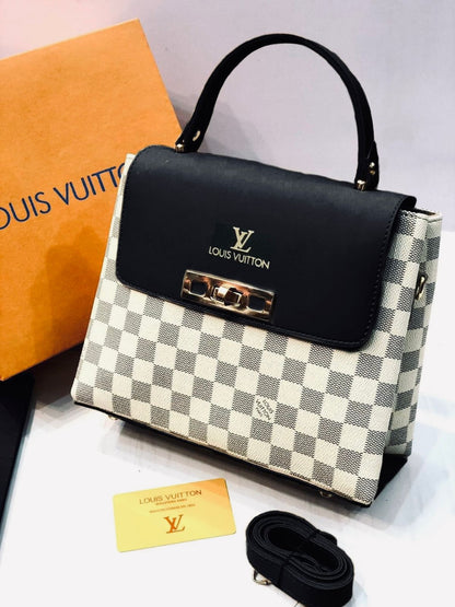 Louis Vuitton Bag With Metal Lock On Flap