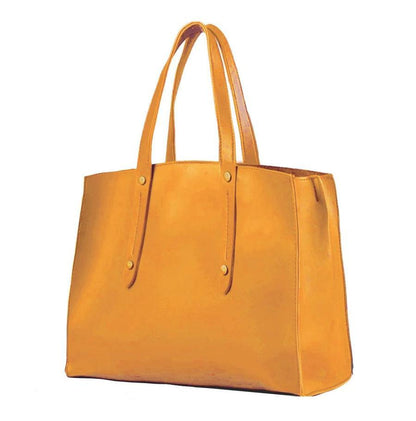 Women's PU Leather Plain Hand Bag