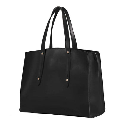 Women's PU Leather Plain Hand Bag