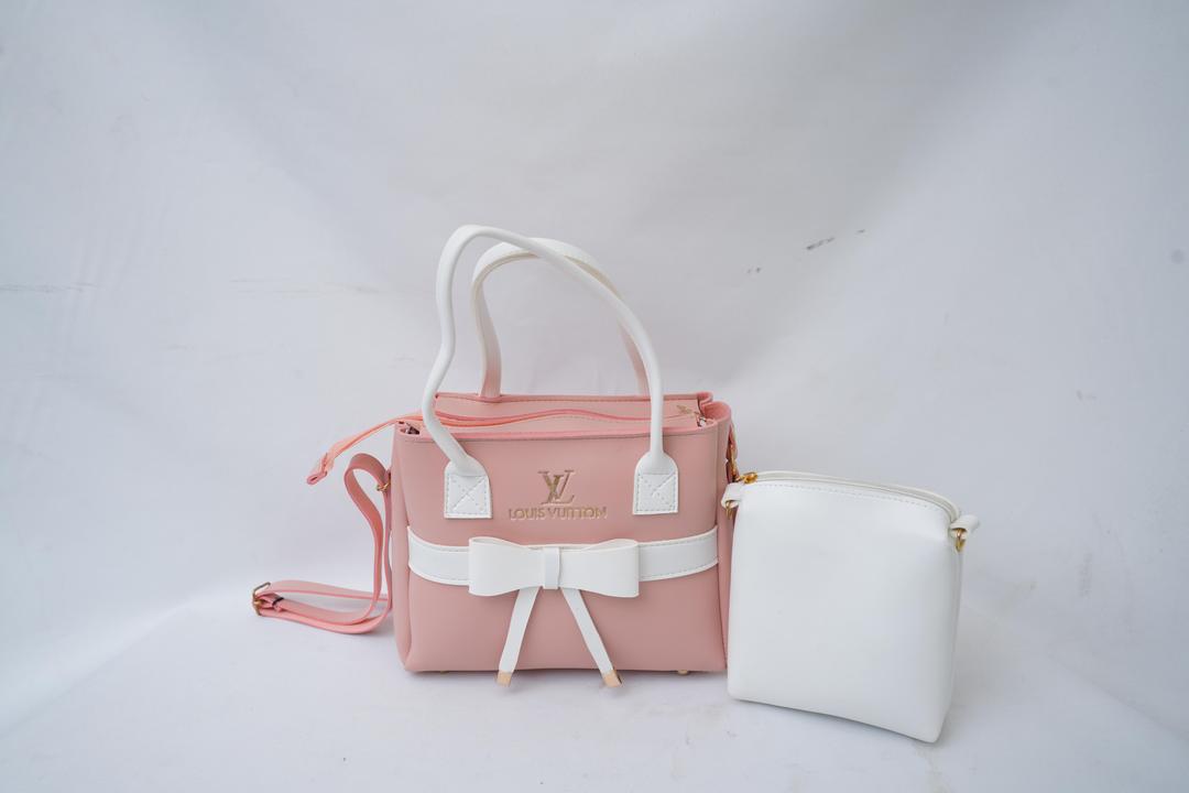 Women's PU Leather Plain Hand Bag Set - Louis Vuitton