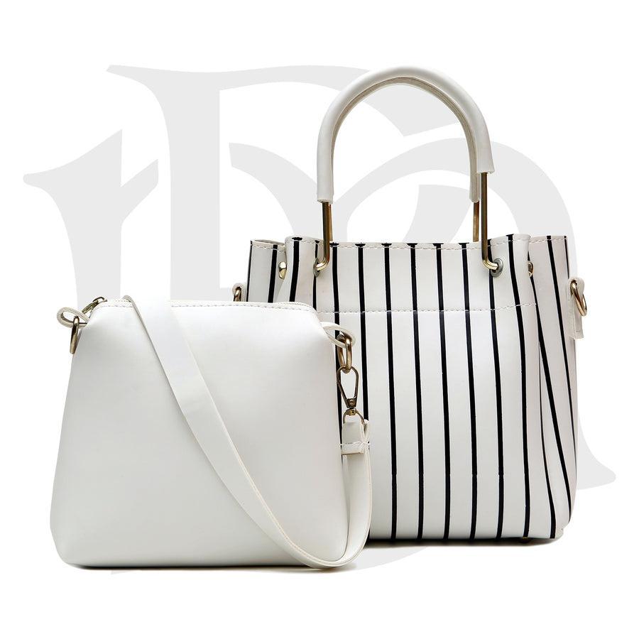 Women's PU Leather Printed Hand Bag Set