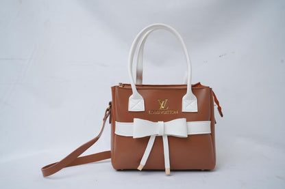 Women's PU Leather Plain Hand Bag Set - Louis Vuitton