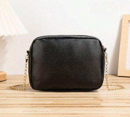 Horizontal Square Shaped Shoulder Bag | Pu Leather Bag For Girls & Women