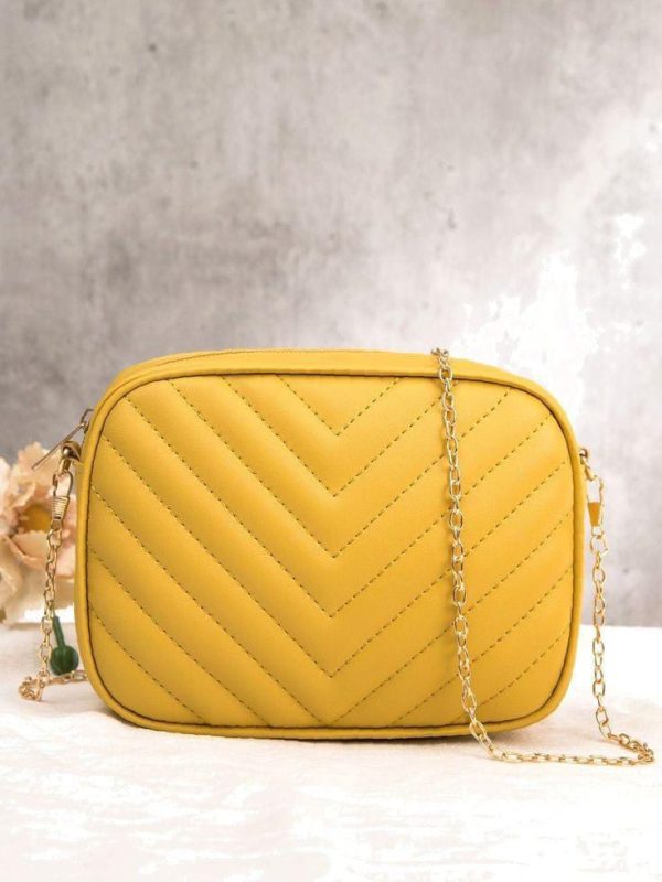 Horizontal Square Shaped Shoulder Bag | Pu Leather Bag For Girls & Women